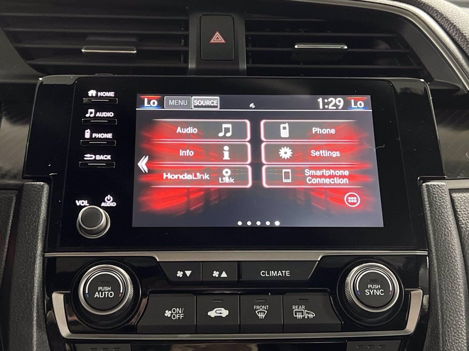 2019 Honda Civic Hatchback Sport Radio Plays Music but No Display 